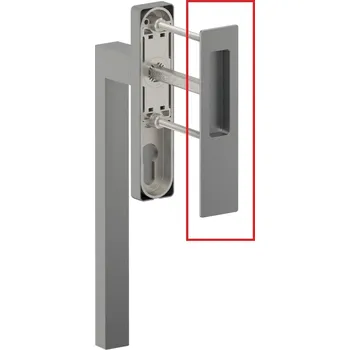 Dveřní kování ROTO Venkovní mušle pro HS kliku DUBLIN Barva/Povrchová úprava: F9 titan/pískovaný povrch