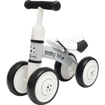 Odrážedlo Dětské odrážedlo Baby Mix Baby Bike Černá bílá football