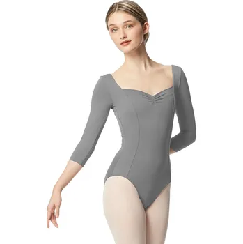 Body Lulli,Trikot princesového střihu LUB339, šedá XS