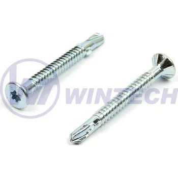 Vrut SBS Samovrt.vrut s křid. 6,3 x 60 T30 ZB Balení: 100 ks AGEAK63060BRO0