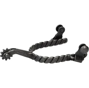 Vybavení pro jezdce Dámské westernové ostruhy WEAVER Twisted Band Black