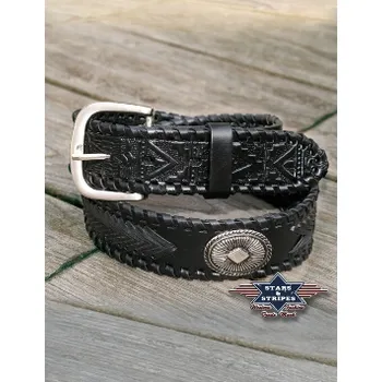 Opasek Kožený opasek WG-96 44 ich (111 cm)