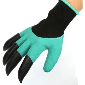 Pracovní rukavice Zaparkorun Praktické rukavice pro práci na zahrádce s plastovými drápy pro praváky