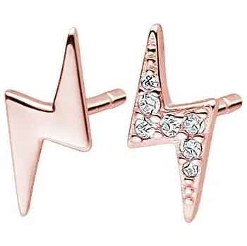 Náušnice Olivie Stříbrné náušnice BLESKY ROSE 4964 Ag 925; ≤0,8 g.