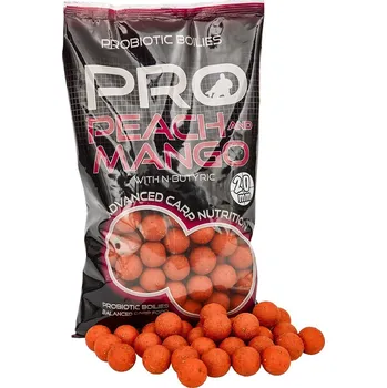 Boilies Starbaits Probiotic Boilies 20 mm/800 g Peach & Mango