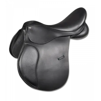 Jezdecké sedlo Všestranné sedlo Waldhausen Comfort kožené černá 16,5"/42 cm