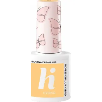 Přípravek na nehty Hi Hybrid Hi Hybrid Butterfly hybridní lak na nehty #118 Banana Dream 5ml