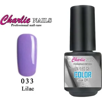 Charlie UV/LED Gel lak 5ml. č.33 fialová Lilac