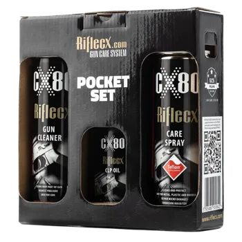 Čištění zbraně Sada pro čištění krátké zbraně POCKET Riflecx®