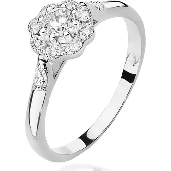 Hodinky Prsten Bonore - Bílé Zlato 585 - Diamant 0-23 Ct 115122