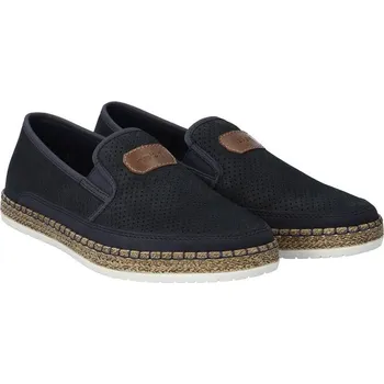 Pánské mokasíny Rieker B5272-14 modrá, vel. 41