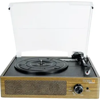 Gramofon Technaxx TX-186 USB gramofon řemínkový pohon hnědá