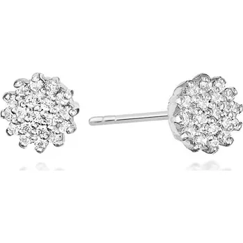 Hodinky Náušnice Bonore - Bílé Zlato 585 - Diamant 128794