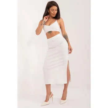 Dámská sukně Dámská sukně s rozparkem ecru