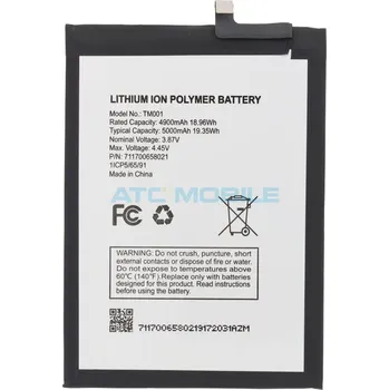 Telefonní příslušenství Baterie TM001 T Phone Pro 5G (2023) 5000 mAh - OEM + lepení a zpět 38 Kč s ATC Clubem