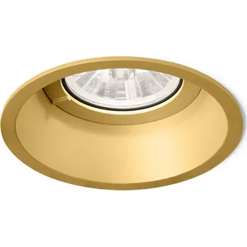 Wever & Ducré Vestavná bodovka se skrytým světelným zdrojem Deep LED Barva: Zlatá, Teplota chromatičnosti: 3000 Kelvinů, Úhel vyzařování: 15° 184241G5 Vestavná bodovka se skrytým světelným zdrojem Deep LED