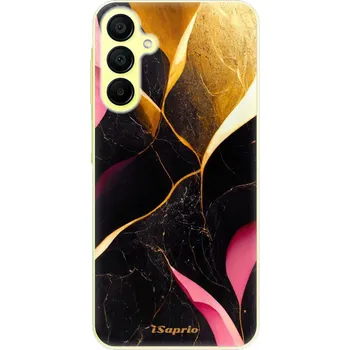 Pouzdro na mobilní telefon Odolné silikonové pouzdro iSaprio - Gold Pink Marble - Samsung Galaxy A15 / A15 5G