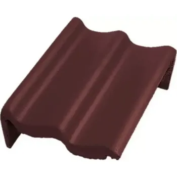 Střešní krytina Bramac Moravská taška rohová taška pultu levá Protector PLUS červenohnědá