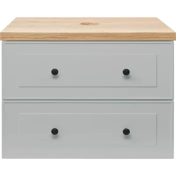 Koupelnový nábytek Forli skříňka s deskou šedá FORLI100GMD