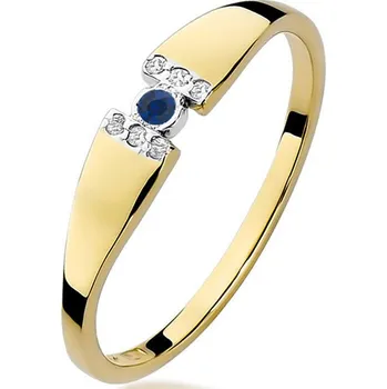 Hodinky Prsten Bonore - Zlato 585 - Safír 0-05 Ct 97498