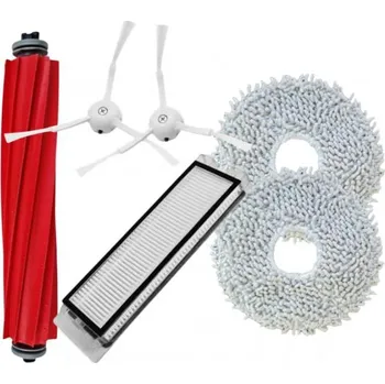 Sada příslušenství pro robotický vysavač Filtr, kartáče pro ROBOROCK Q Revo, Q Revo P10 a mopy, sada 6ks