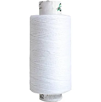 Nit Snový svět Bavlněná nit opálená mercerovaná TEX50x3 bílá (01)