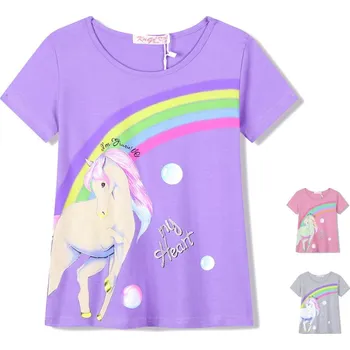 Dívčí tričko KUGO DÍVČÍ TRIČKO "MY HEART" Barva: šedá, Velikost: 128