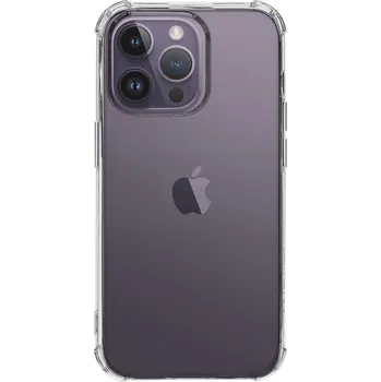 Pouzdro na mobilní telefon Tactical TPU Plyo Kryt pro Apple iPhone 14 Pro Transparent Tactical TPU PLYO tenký čirý TPU kryt na záda telefonu se zesílenými rohy pro maximální odolnost při pádu, ale i běžném nošení.