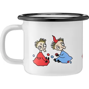 Hrnek Moomin Thingumy and Bob 0,15l bílý Muurla Muminci