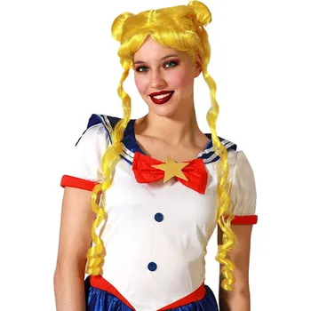 Karnevalová paruka Falanzo Carnival Blond paruka ke kostýmu Námořnice Sailor Moon