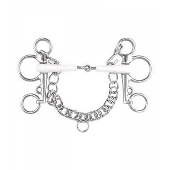 Udidlo pro koně Udidlo pelham Waldhausen EquiMouth 16mm 13,5 cm