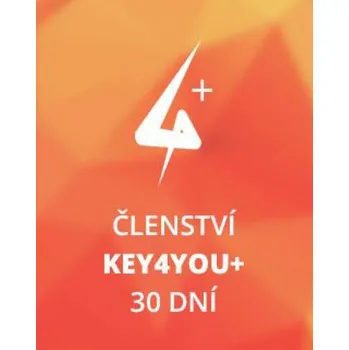 Počítačová hra Key4You+ Členství (30 dní) PC – digitální verze - Hraj již za pár minut