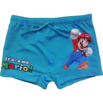 Chlapecké plavky PLAVKY SUPER MARIO 038 modré Velikost: 140