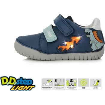 Dětská treková obuv D.D.step chlapecká obuv S050-41140AL Barva: modrá, Velikost: 32