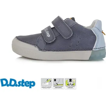 Dětská treková obuv D.D.step chlapecká obuv S068-41608AL Barva: modrá, Velikost: 35