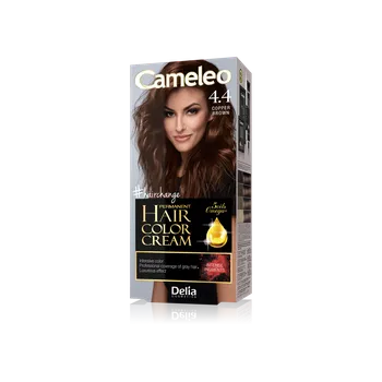 CAMELEO Omega + Barva na vlasy 4.4 - hnědá 50ml