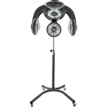 Kadeřnické křeslo GABBIANO STOJACÍ INFRAZONE GL-505S ŠEDÁ