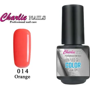 Charlie UV/LED Gel lak 5ml. č.14 oranžový
