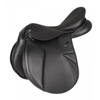 Jezdecké sedlo Kožené skokové sedlo Waldhausen COMFORT černá 15,5"/39 cm