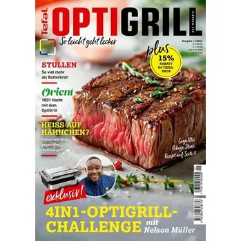 Tefal OptiGrill Magazin Heft Nr. 1-2024 So leicht geht lecker - Heel Verlag