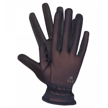 Vybavení pro jezdce Letní jezdecké rukavice ELT SUNNY černá S