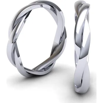 Prsten Proplétané snubní prsteny SN19008 dámský Materiál: Červené zlato 14kt, Šířka: 4, Velikost: 46