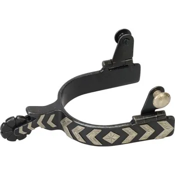 Ostruha Dámské westernové ostruhy WEAVER German Silver Chevron Trim