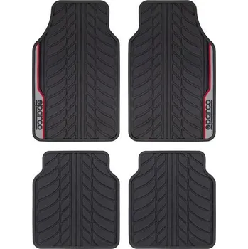 autokoberec Koberce gumové Sparco černo-červené