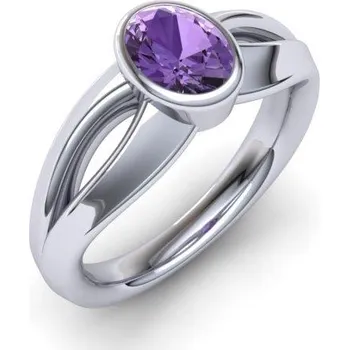 Prsten Prsten s Ametystem PDAU18002 Materiál: Červené zlato 14kt, Velikost: 72