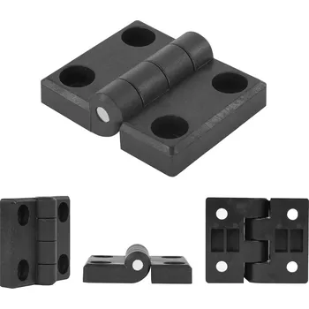 Onpira Černý dveřní pant nylonový 270° Rozměr: 58x49 mm