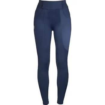 Jezdecké kalhoty Legíny Compression Equestrian Stockholm Midnight Blue M