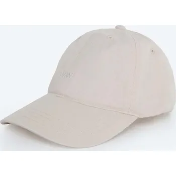 Kšiltovka Bavlněná baseballová čepice Wood Wood Low Profile Twill Cap, ONE SIZE, béžová, 01X