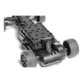 Stavebnice Geomag Klocki CADA.Auto sportowe czerwony samochód RC 32 cm wyścigówka 317 elementów