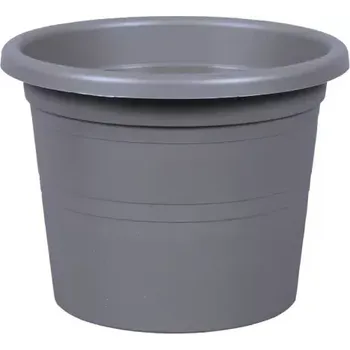 Obal na květináč Květník SAKURA MODERN plastový matný šedý d18cm NOHEL GARDEN 55618še